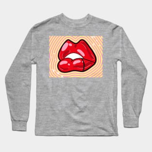 Trippy Lips Long Sleeve T-Shirt